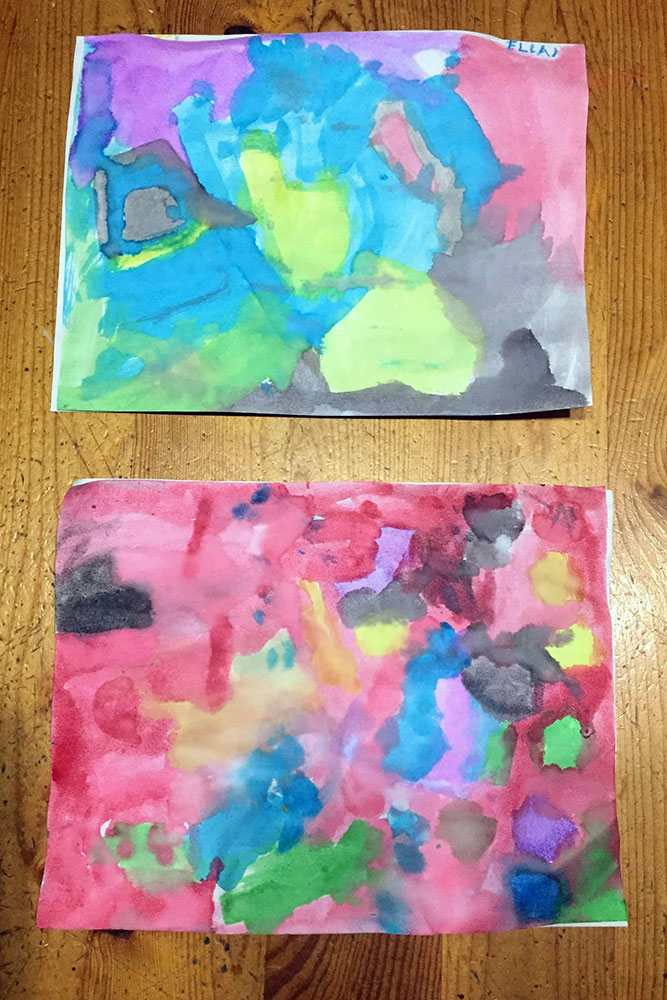 Children’s artwork at Mary Jo’s Daycare in Maynard, MA Children's artwork at Mary Jo's Daycare in Maynard, MA